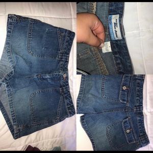 old navy blue jean shorts